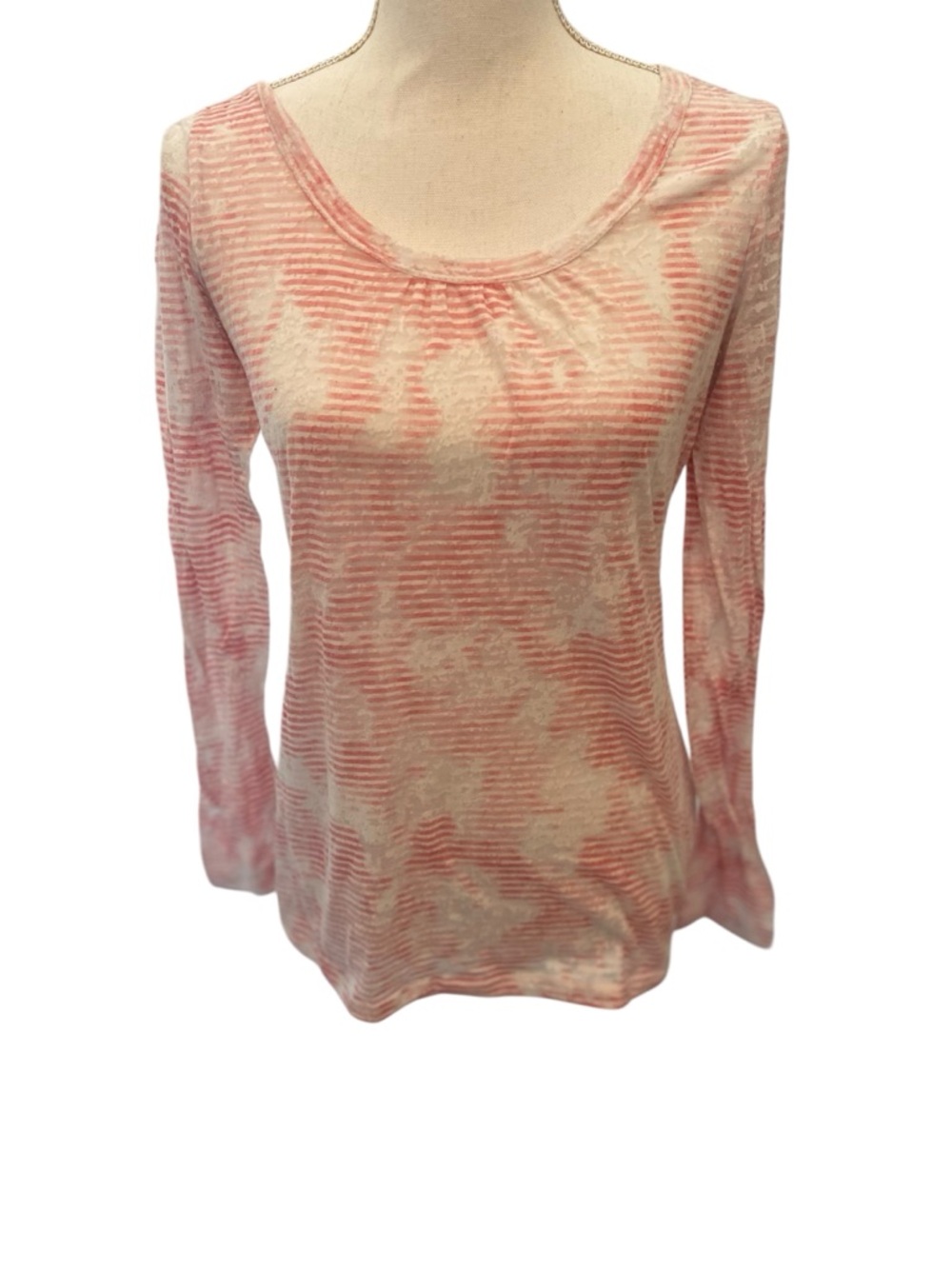 Maurices burnout long sleeve pastel tee